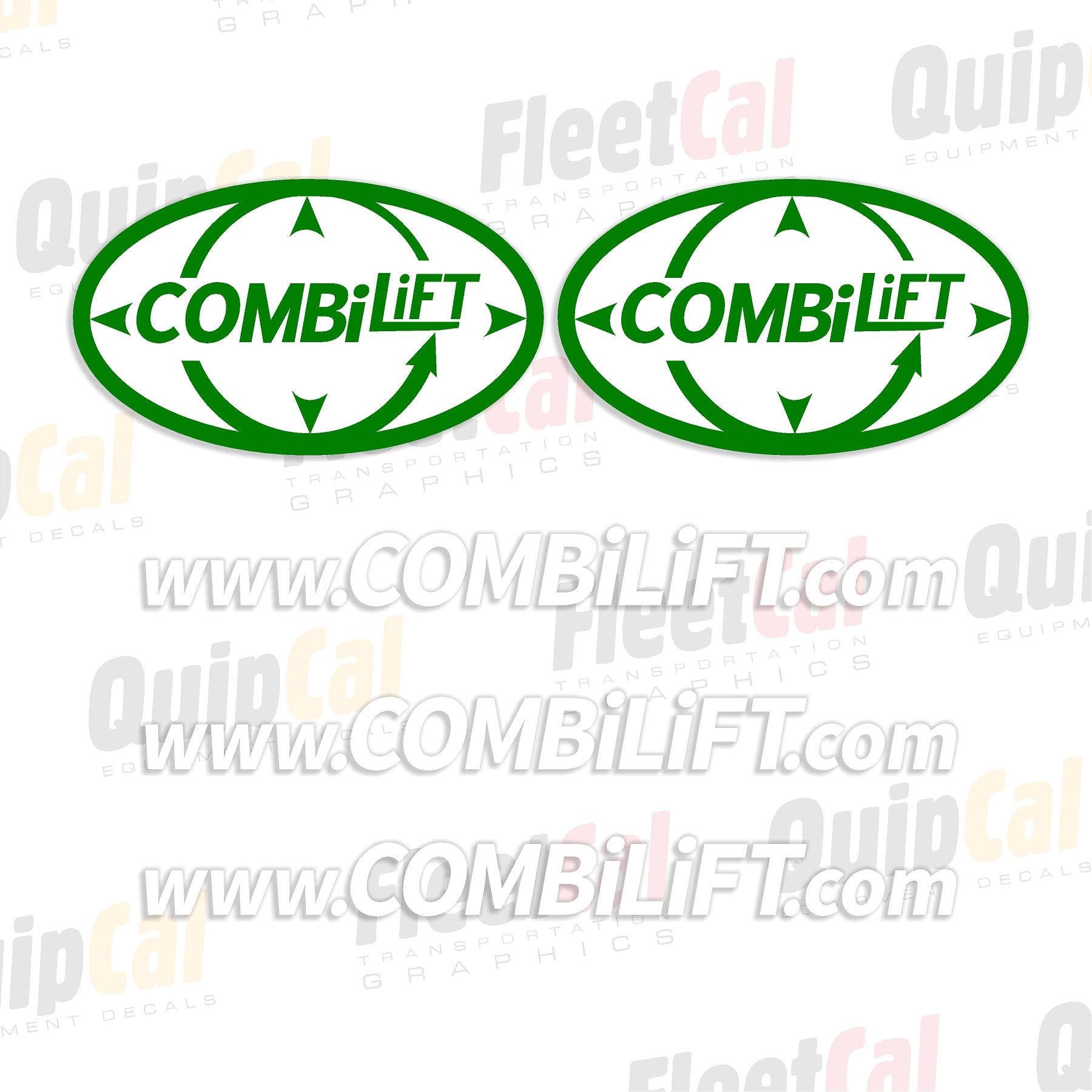 Forkift Lettering Combi Lift Forklift Marking Decal Set – Truck and Equipment Decals