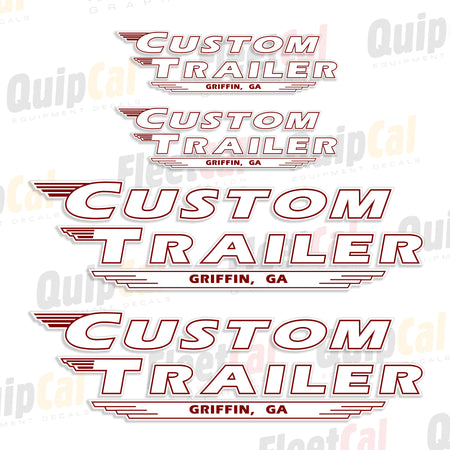 Custom Trailers Decals