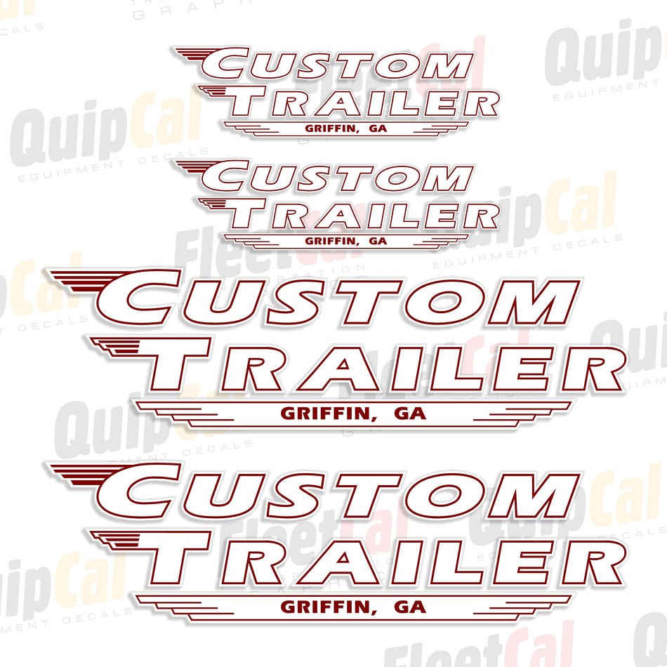 Custom Trailers Decals