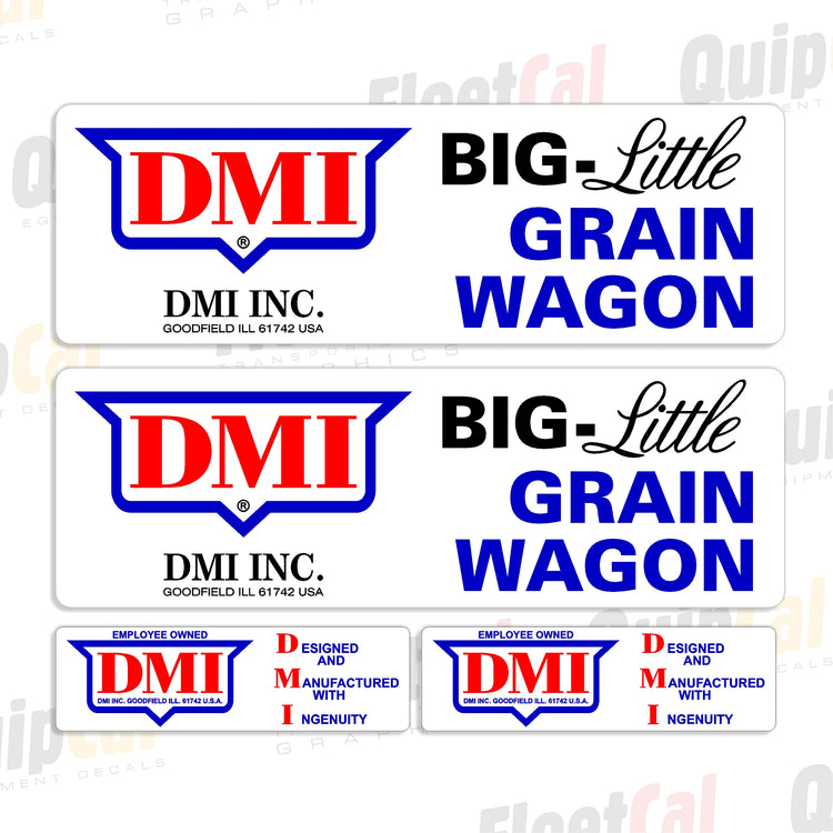 Dmi Express DMI Big-Little Grain Wagon Marking Decal Set – Truck and Equipment Decals