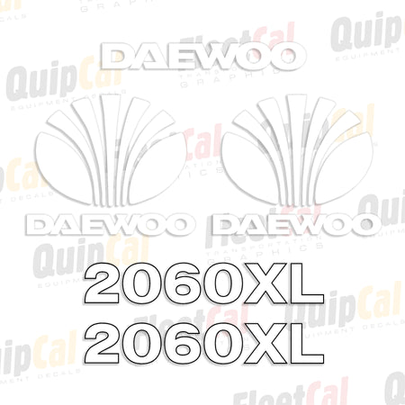 Daewoo Skid Loader Decals