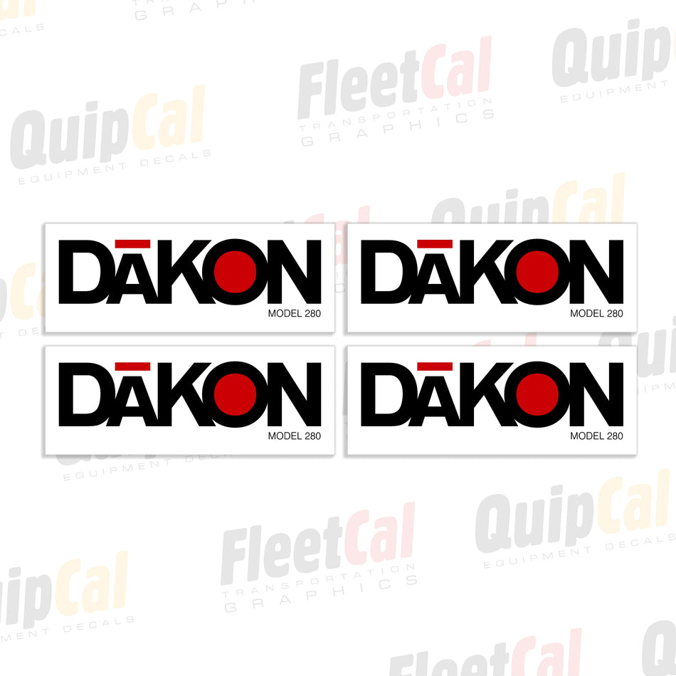 Dakon 280 Gravity Wagon Decal Set