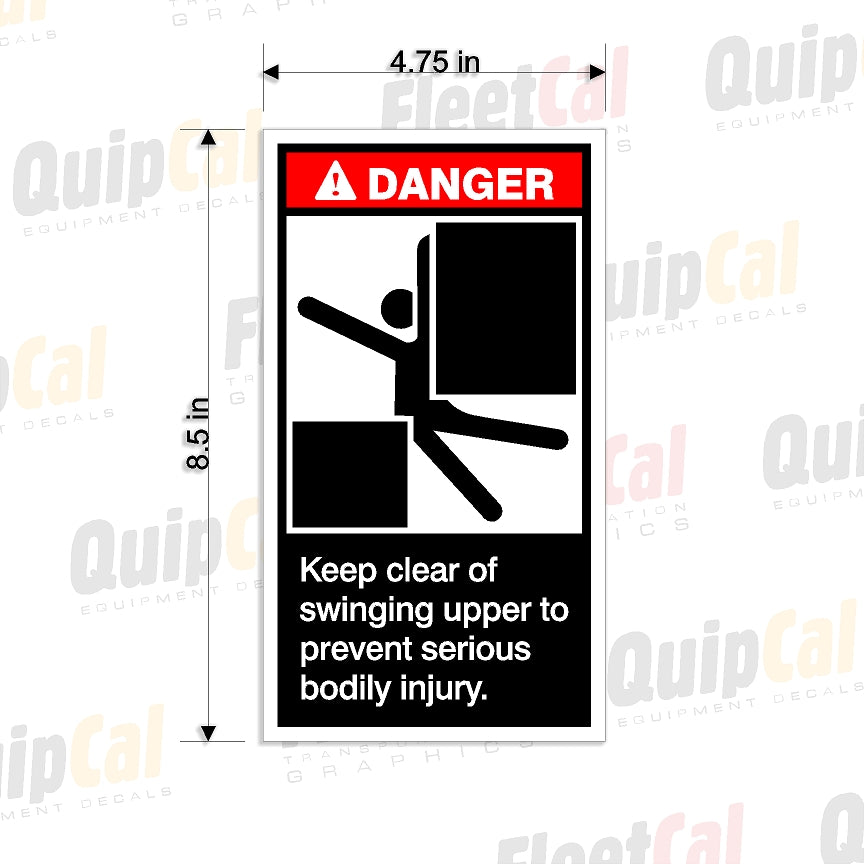 Crane Swinging Upper Crush Warning