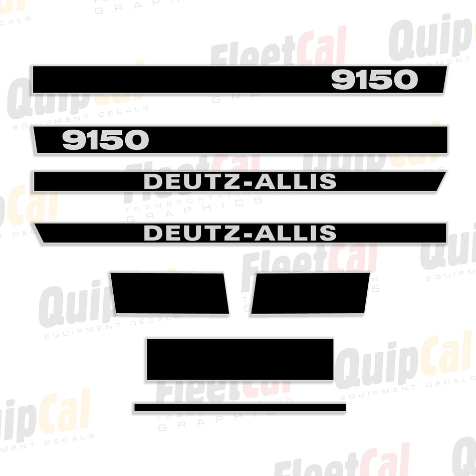 Deutz Allis 9150 Tractor Decal Set