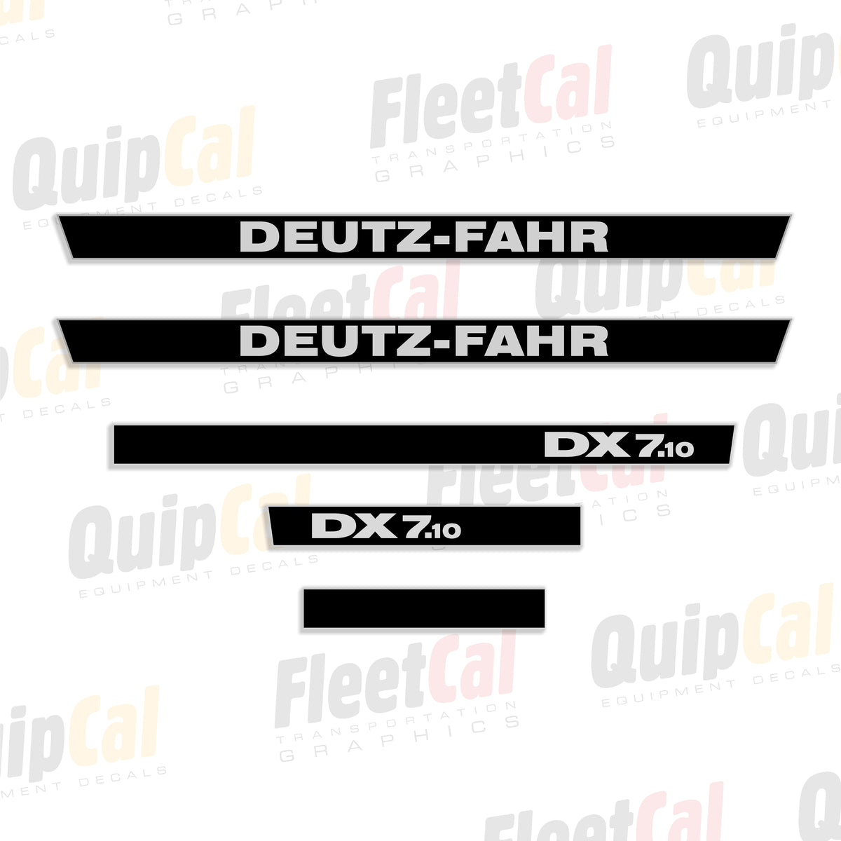 Deutz-Fahr Tractor Decals