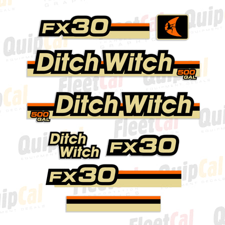 Ditch Witch Vacuum Excavator Decals