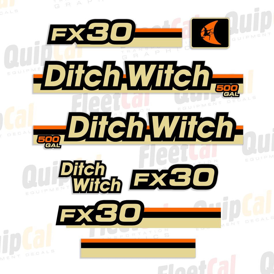 Ditch Witch Vacuum Excavator Decals