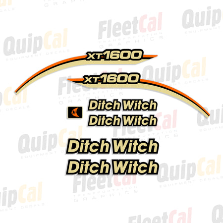 Dith Witch Backhoe Decals