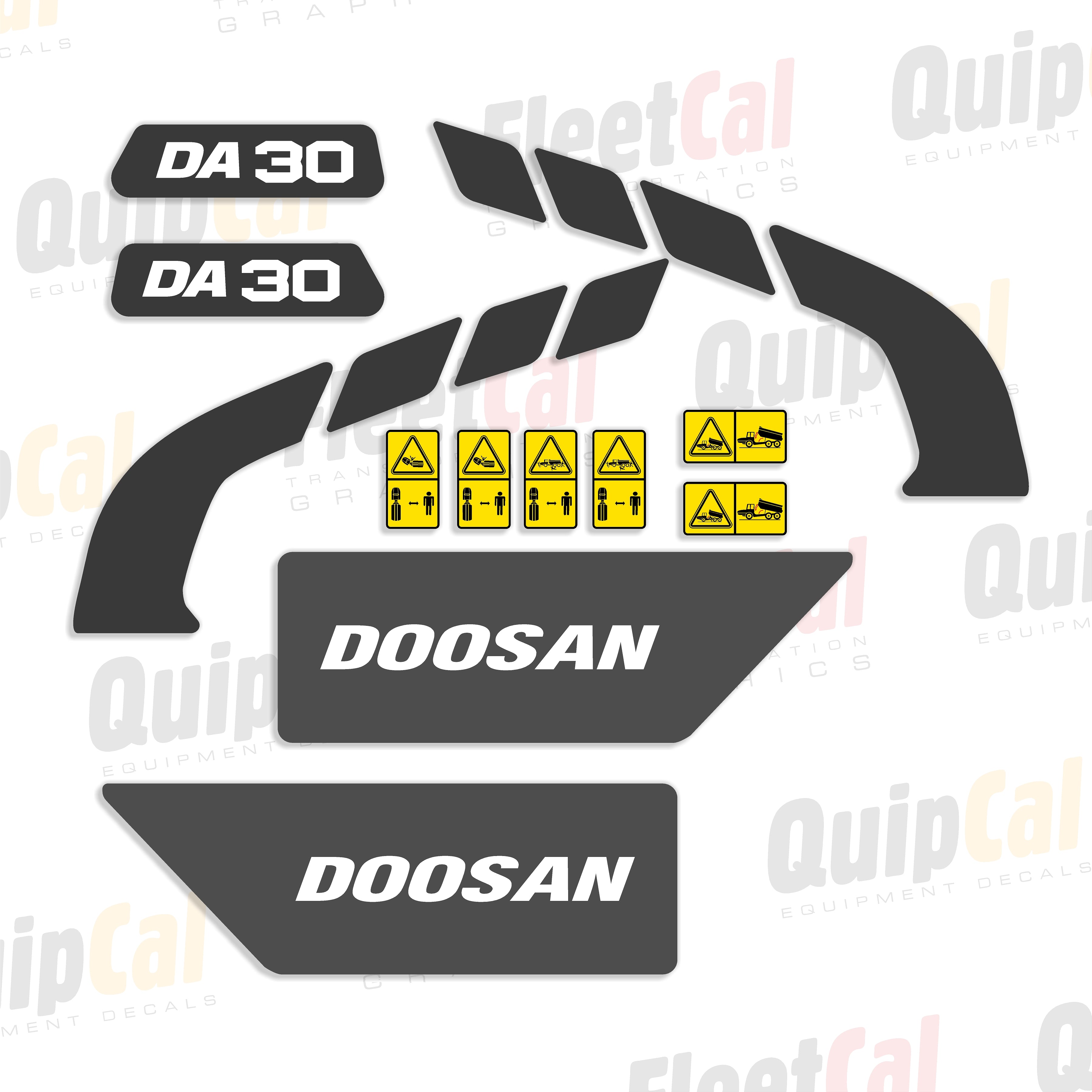 Doosan Haul Truck - Rock Truck Decals