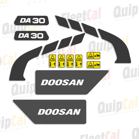 Doosan Haul Truck - Rock Truck Decals