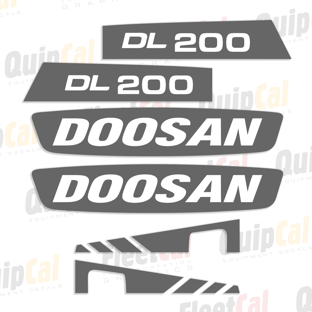 Doosan Wheel Loader Decals