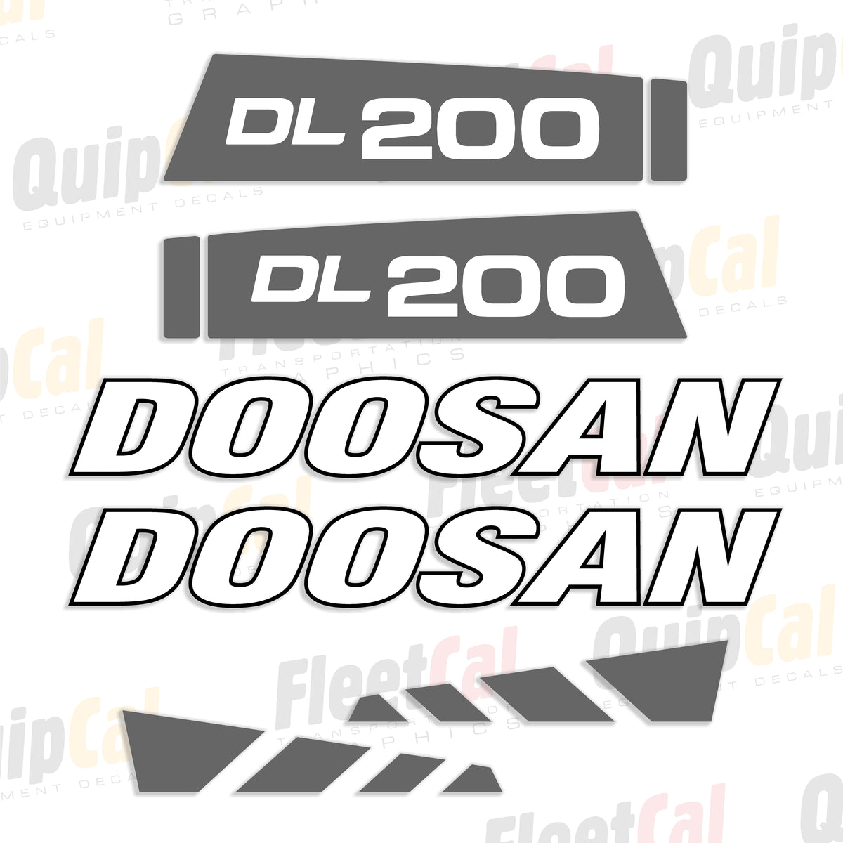 Doosan Wheel Loader Decals