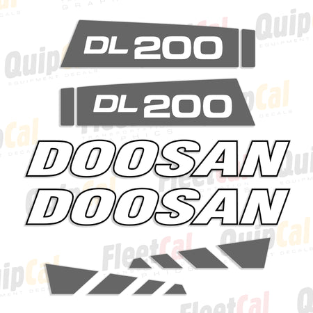 Doosan Wheel Loader Decals