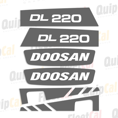 Doosan Wheel Loader Decals