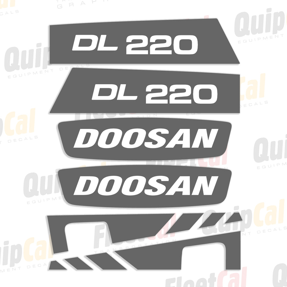 Doosan Wheel Loader Decals