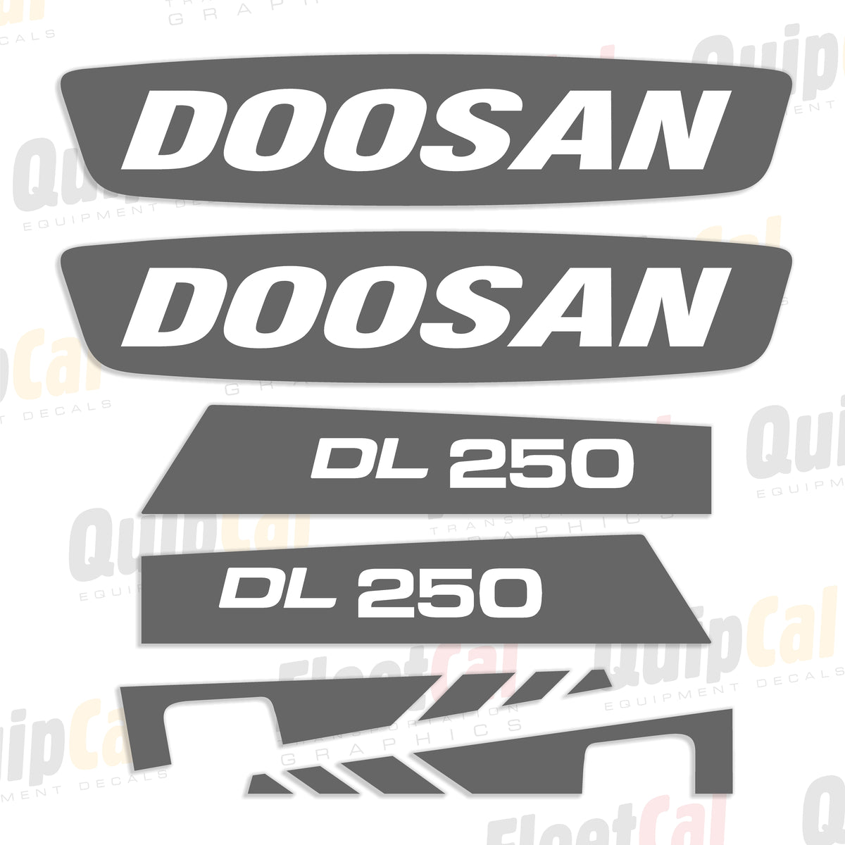Doosan Wheel Loader Decals