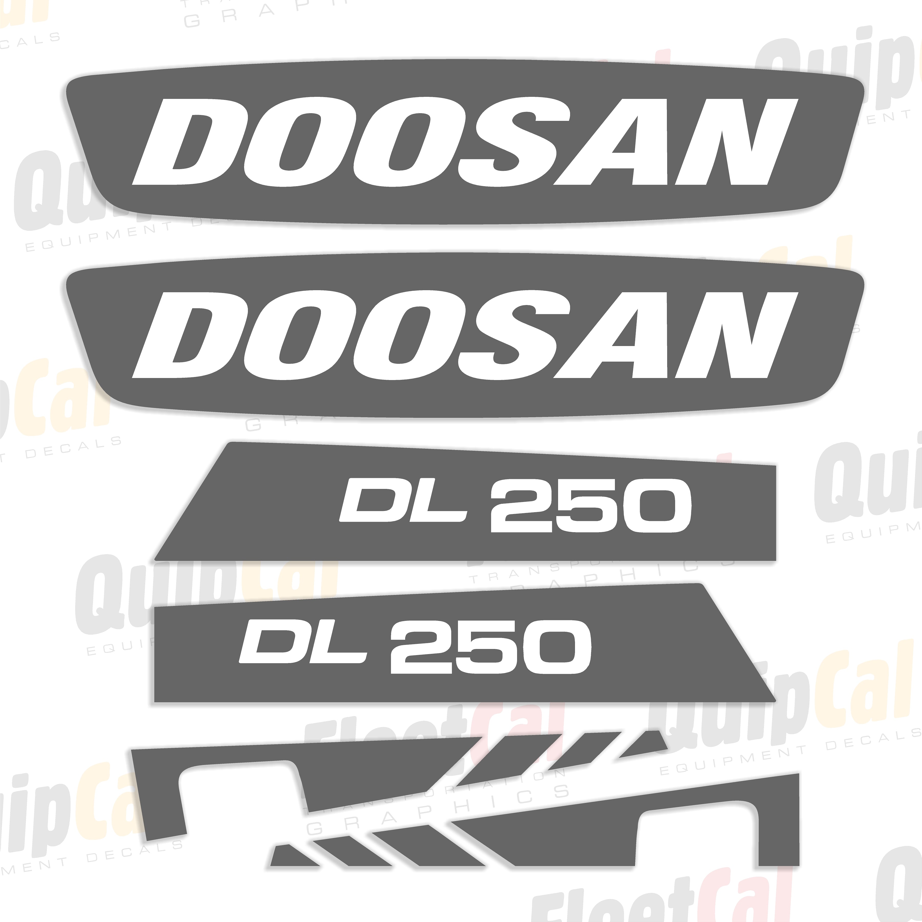 Doosan Wheel Loader Decals