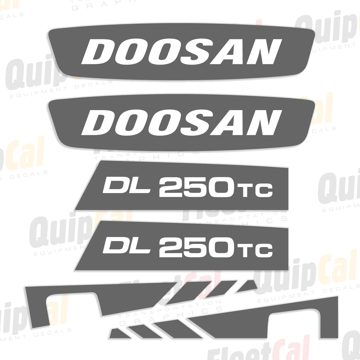 Doosan Wheel Loader Decals