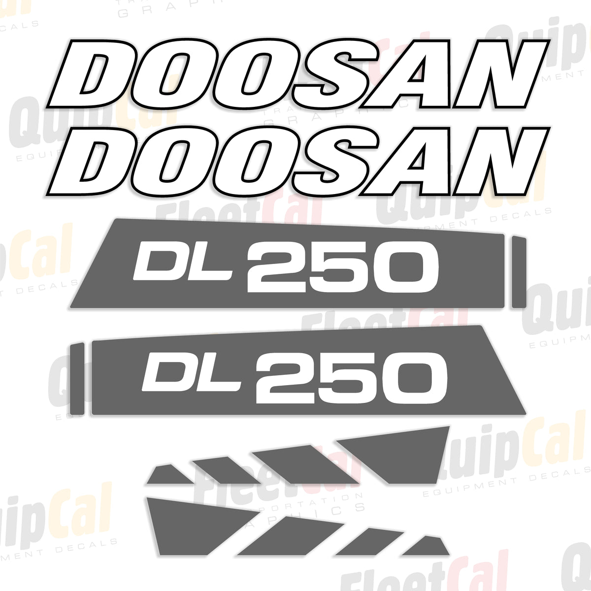 Doosan Wheel Loader Decals