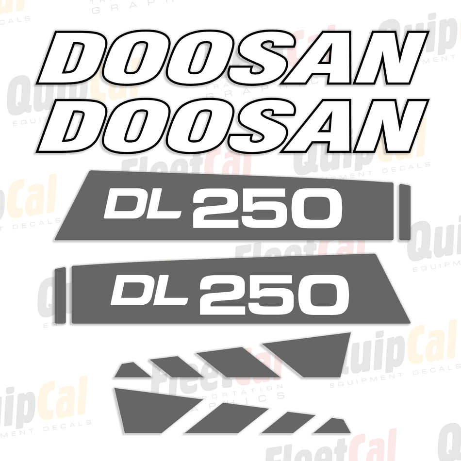 Doosan Wheel Loader Decals