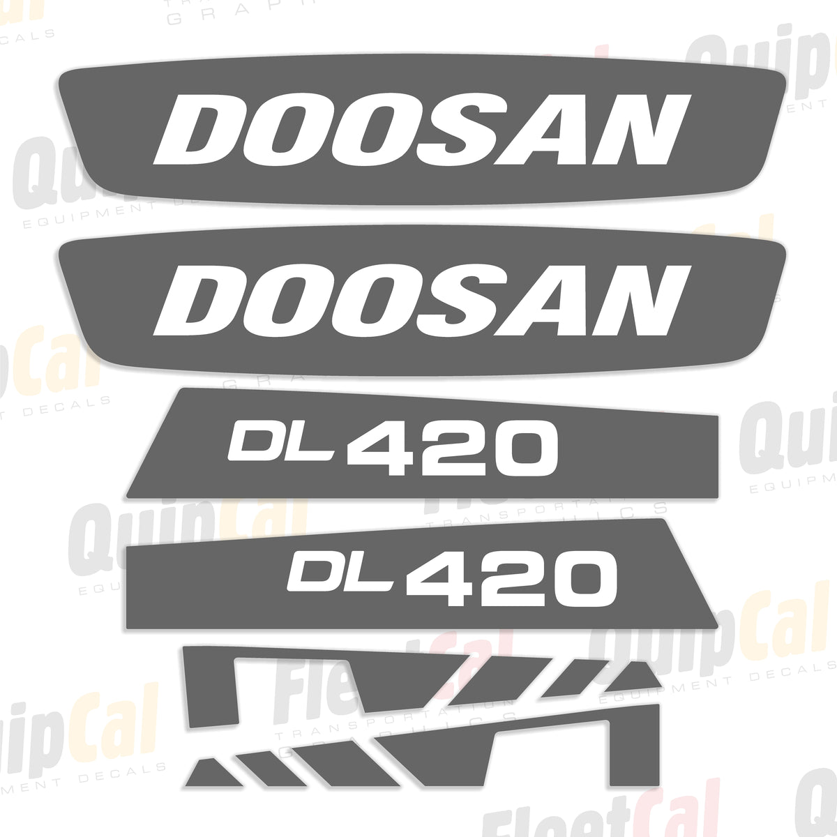 Doosan Wheel Loader Decals