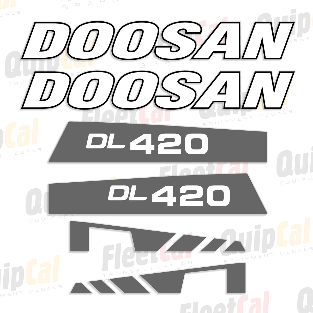 Doosan Wheel Loader Decals