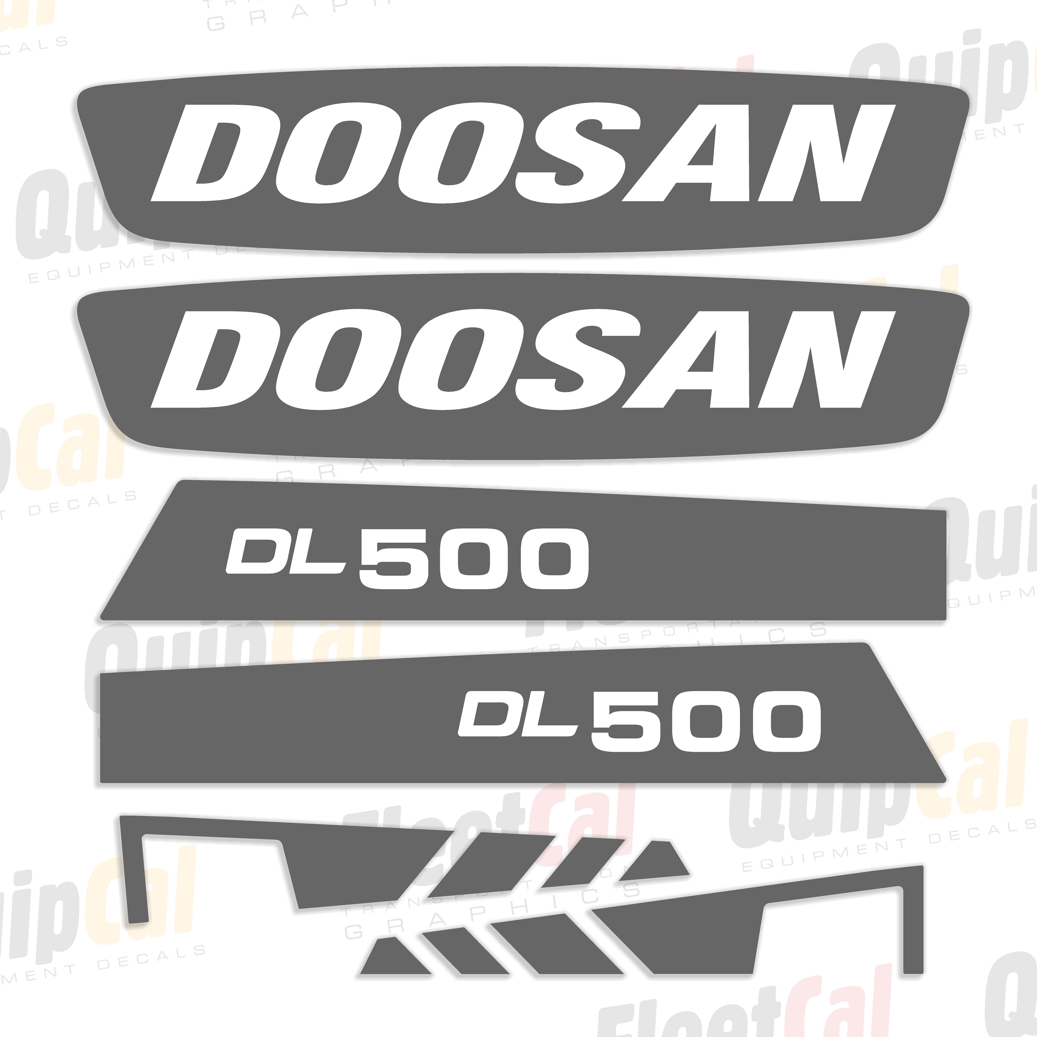 Doosan Wheel Loader Decals
