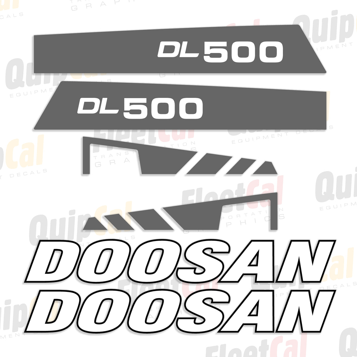 Doosan Wheel Loader Decals