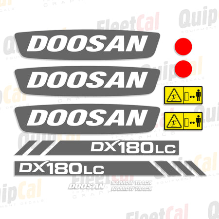 Doosan Excavator Decals