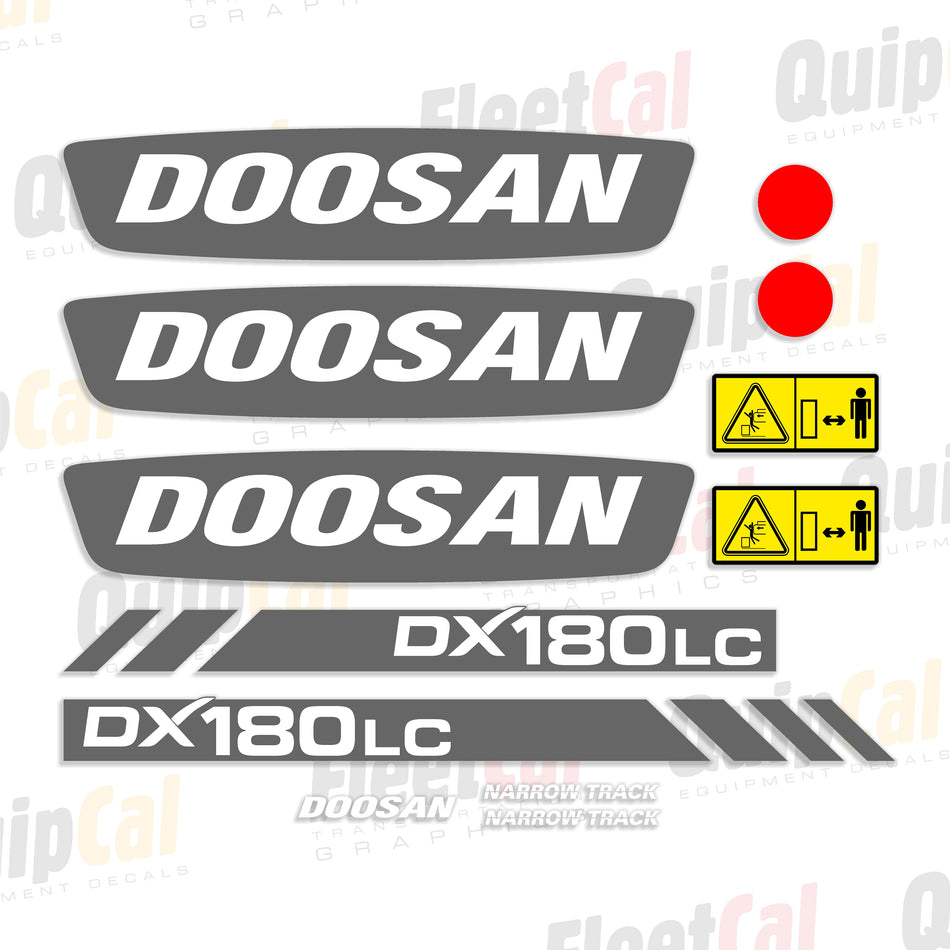 Doosan Excavator Decals