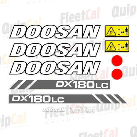 Doosan Excavator Decals