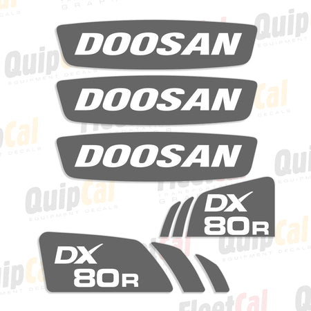 Doosan Excavator Decals