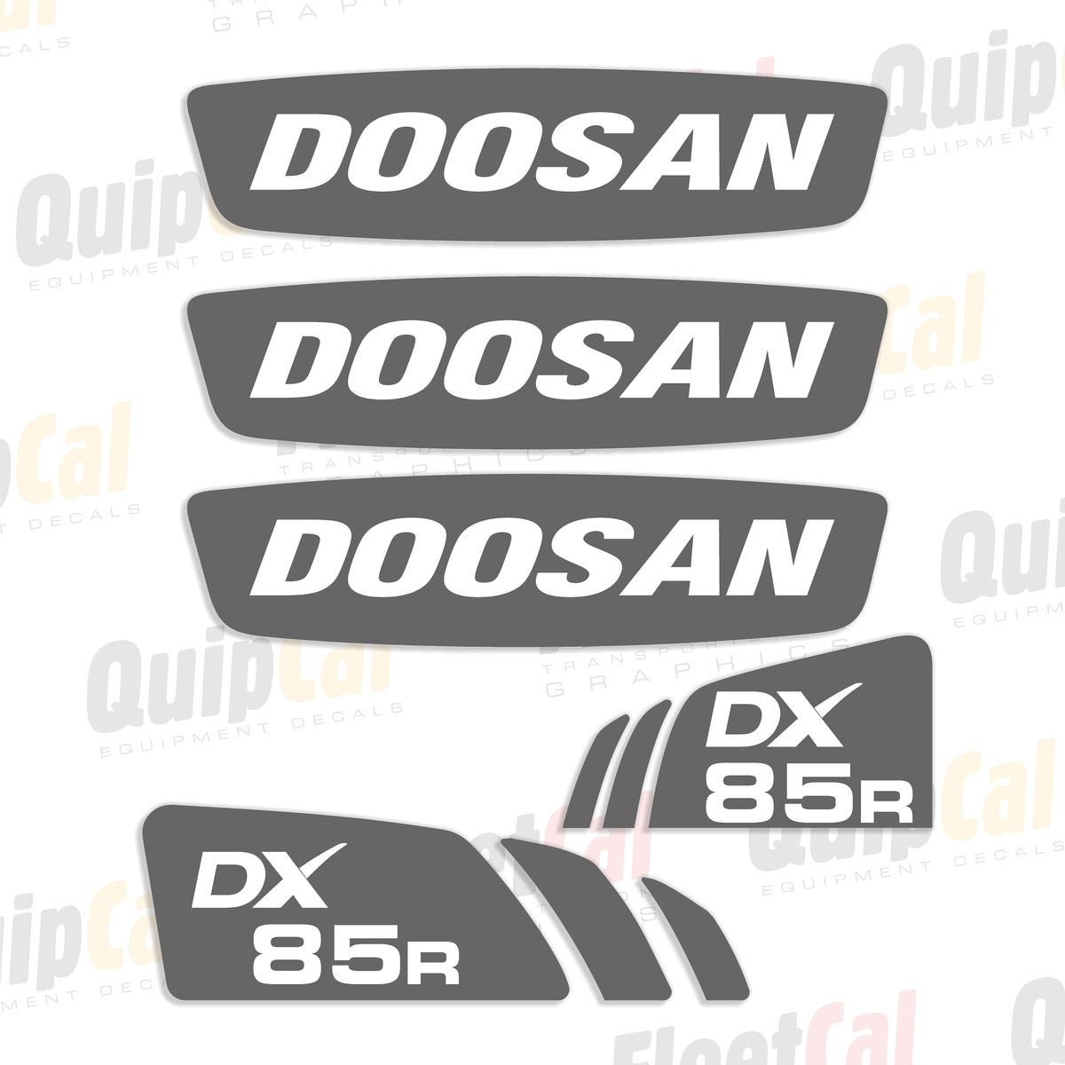 Doosan Excavator Decals