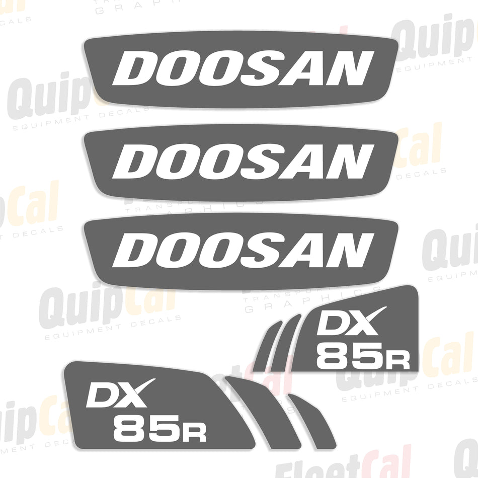 Doosan Excavator Decals