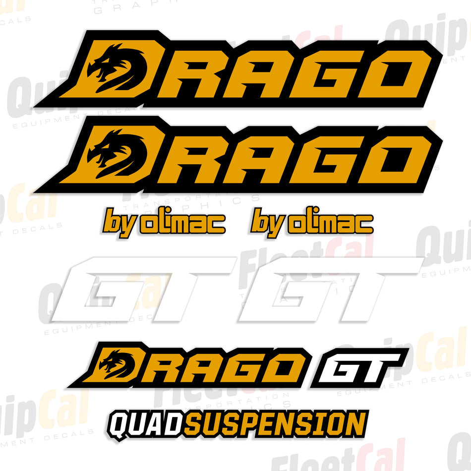 Drago GT Corn Header Decal Set