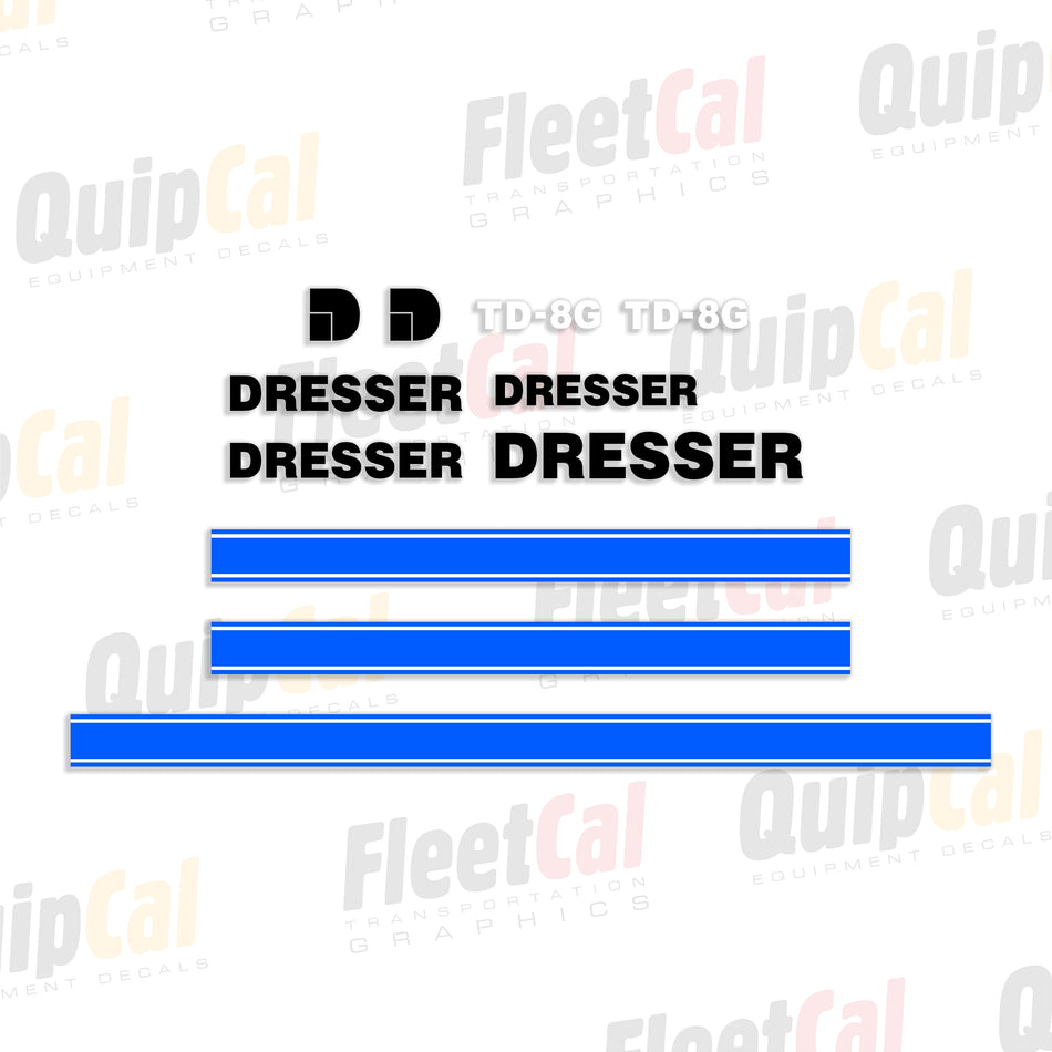Dresser TD-8G Dozer Decal Set