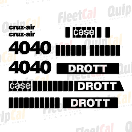 Drott Excavator Decals