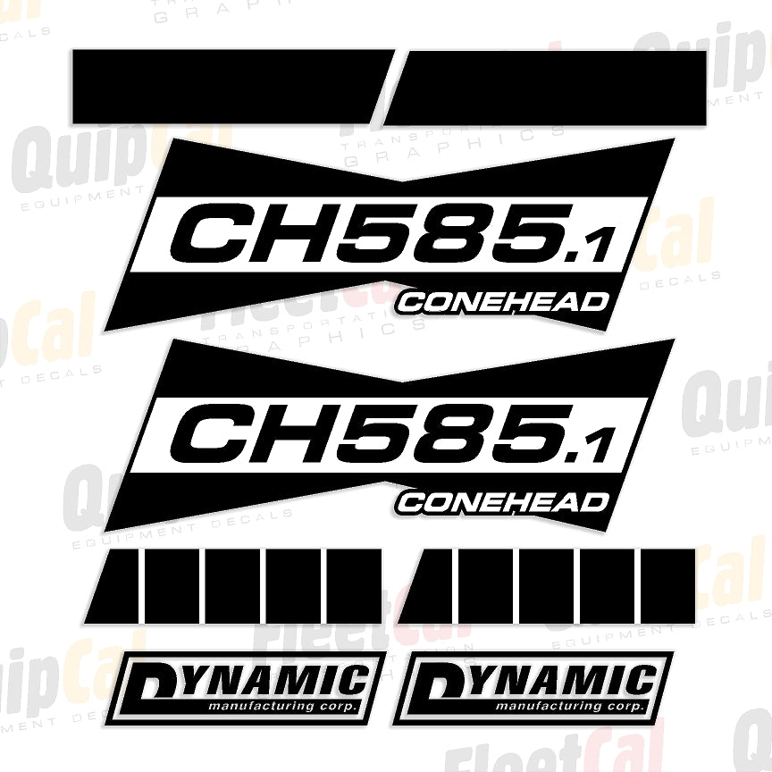 Dynamic - Cone-Head Chipper Decals