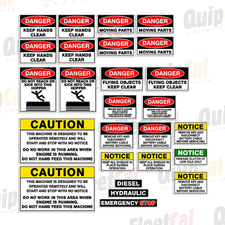 Dynamic - Cone-Head Chipper Decals