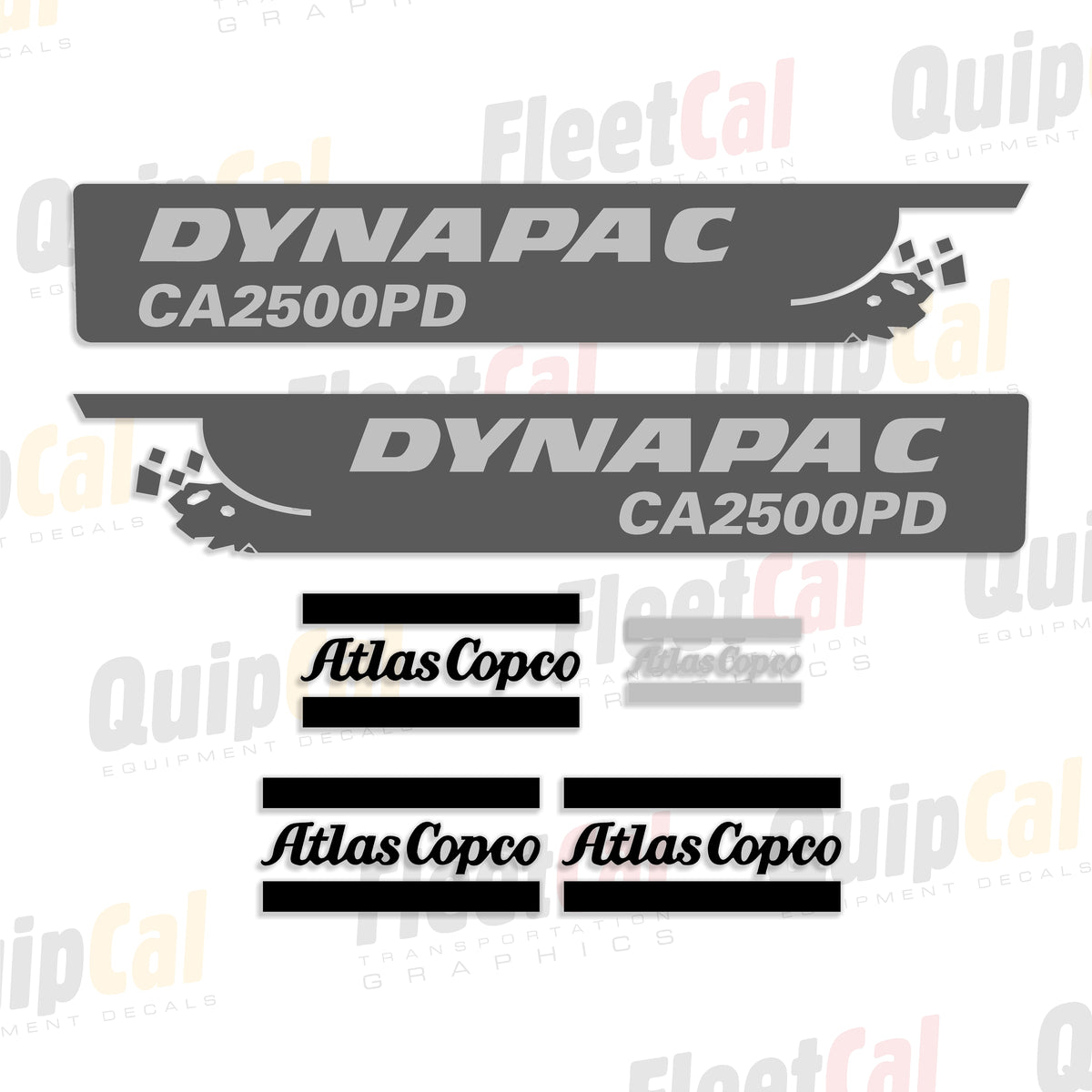Dynapac - Atlas Copco Decals