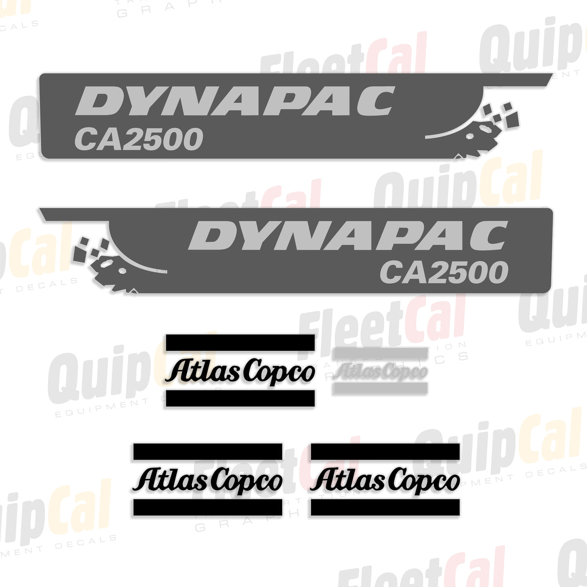 Dynapac - Atlas Copco Decals
