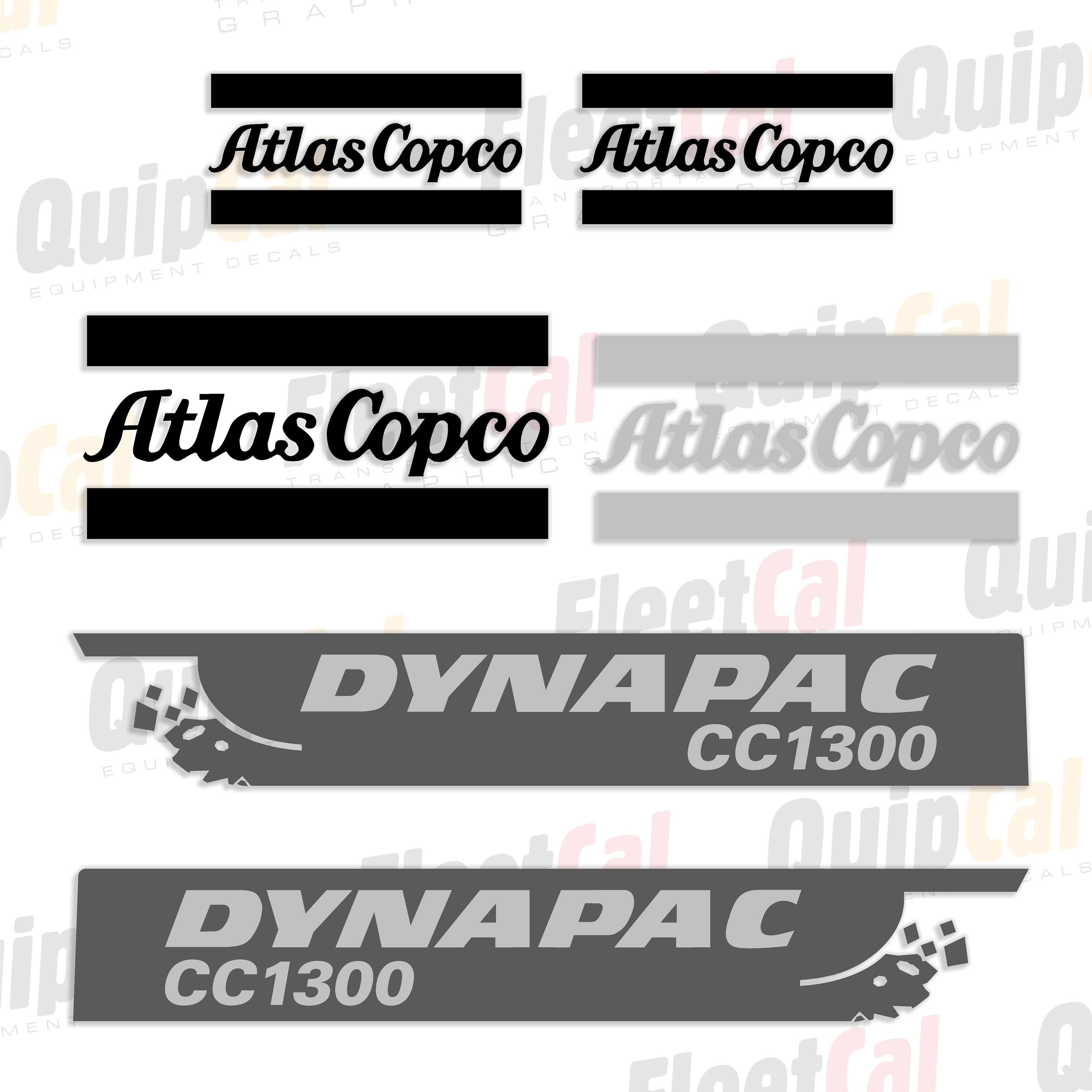 Dynapac - Atlas Copco Decals
