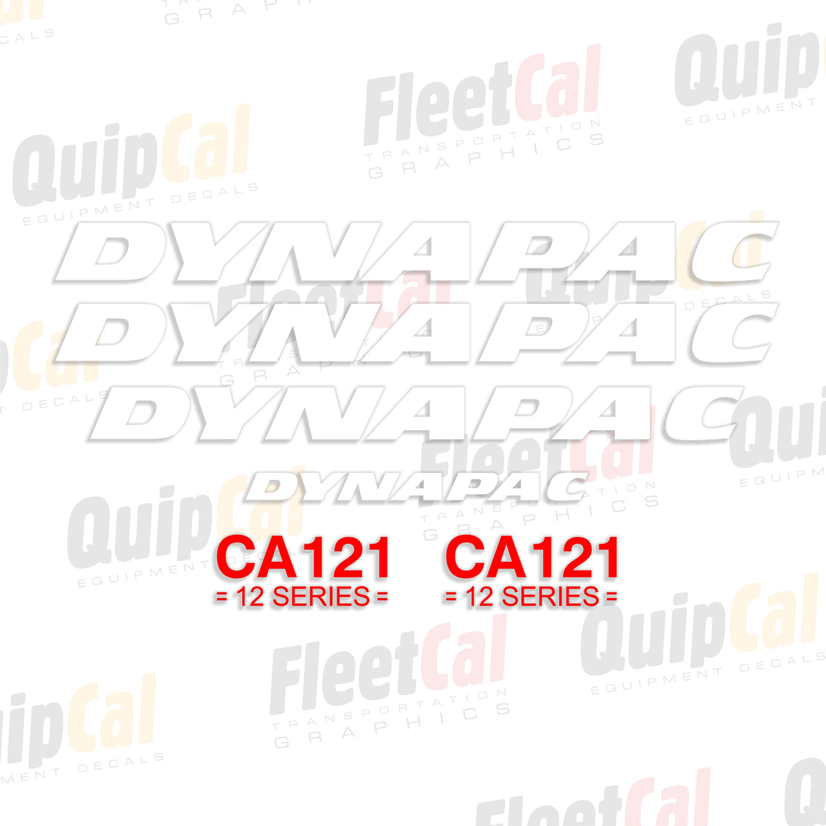Dynapac Roller - Compactor Decals