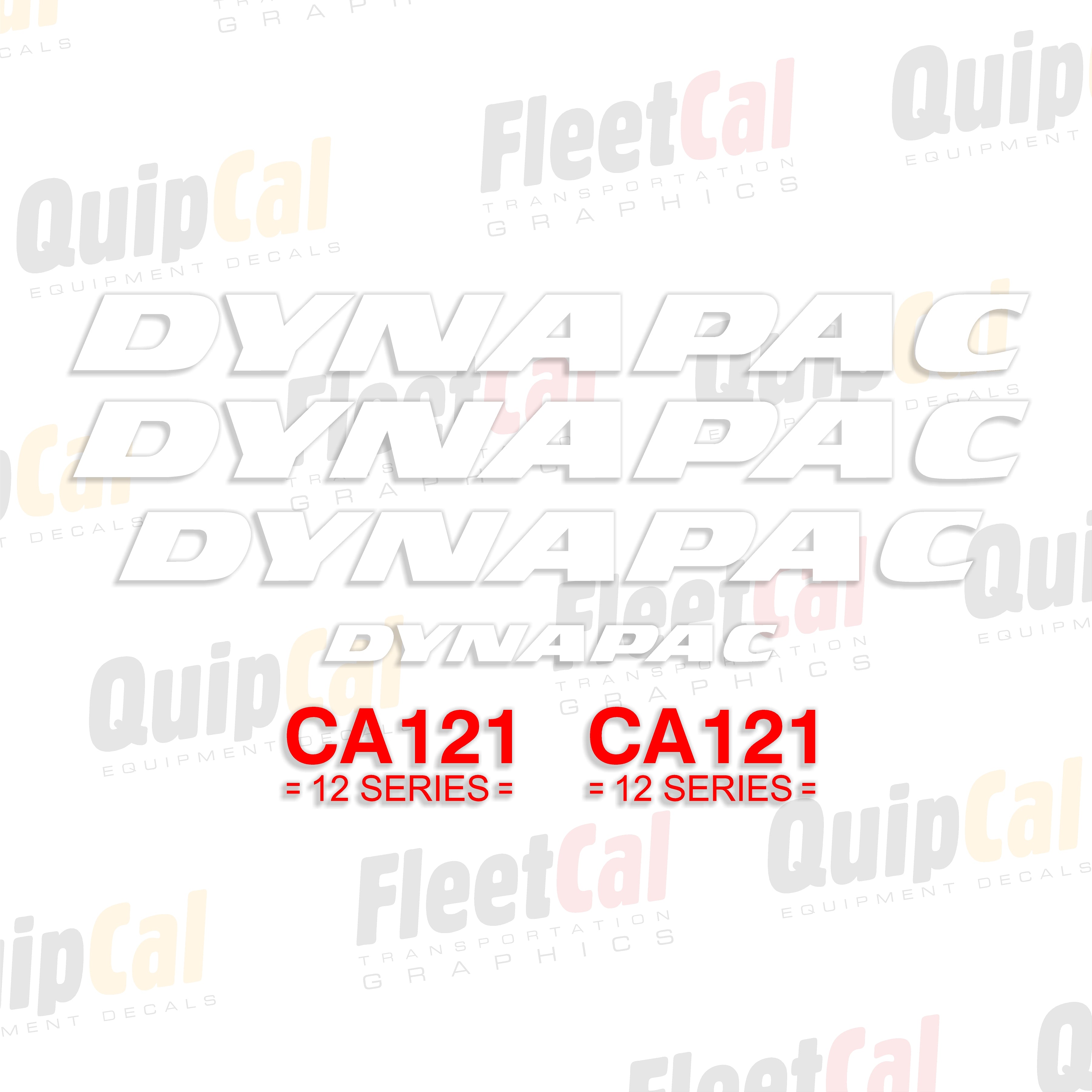 Dynapac Roller - Compactor Decals