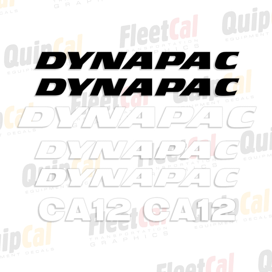 Dynapac Roller - Compactor Decals