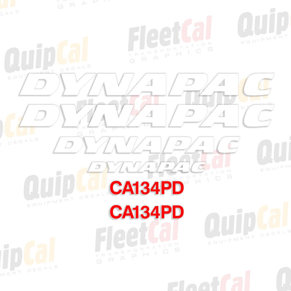 Dynapac Roller - Compactor Decals