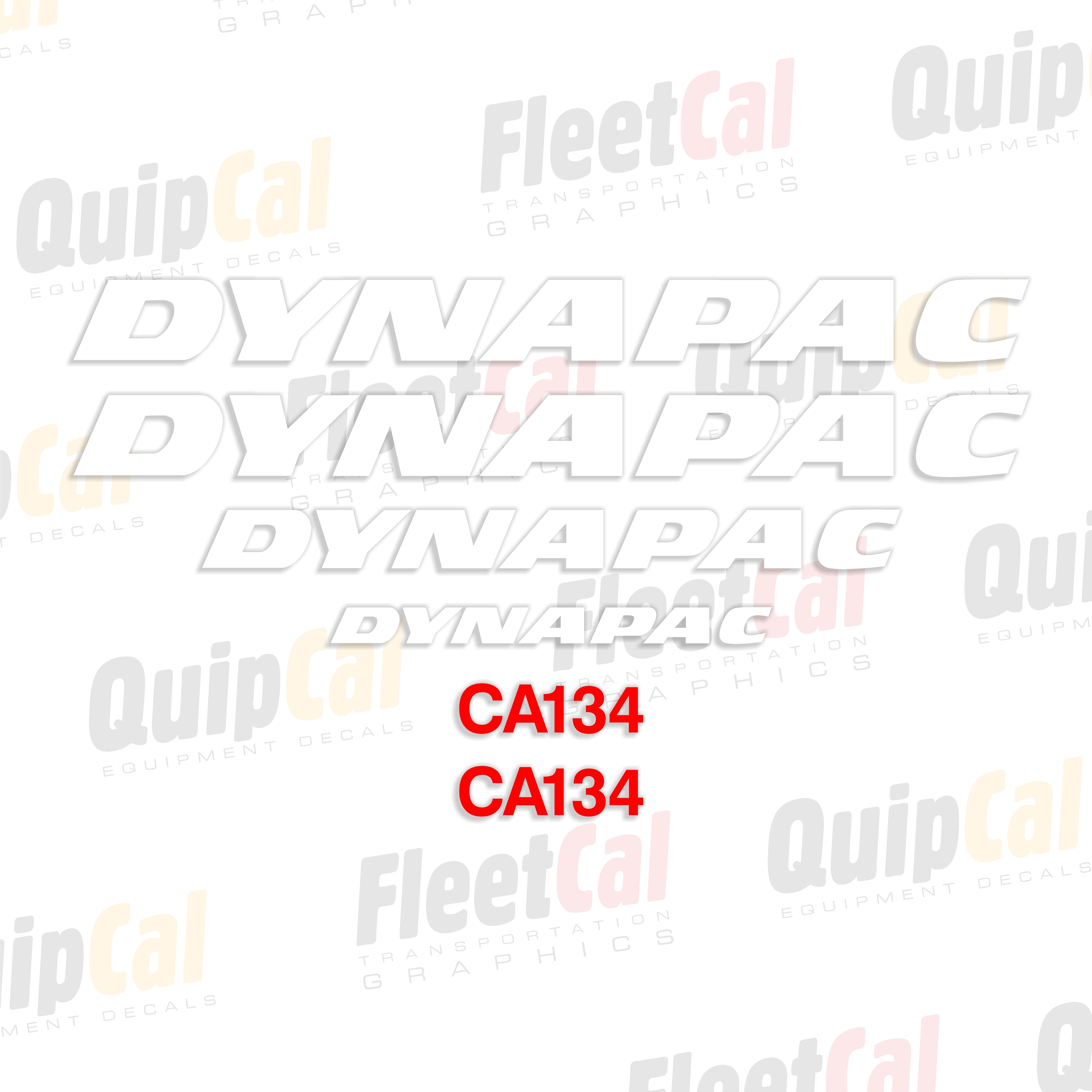 Dynapac Roller - Compactor Decals