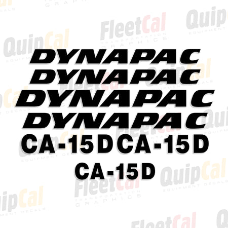 Dynapac Roller - Compactor Decals