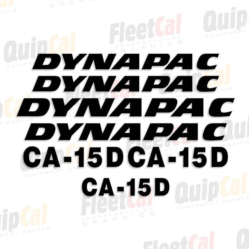 Dynapac Roller - Compactor Decals