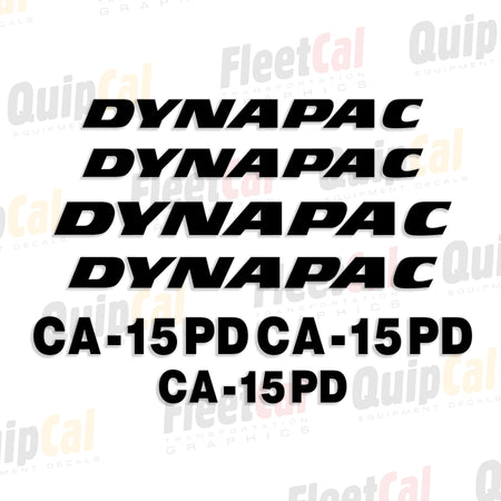 Dynapac Roller - Compactor Decals